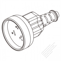 Australia AC Connector 3-Pin 15A 250V