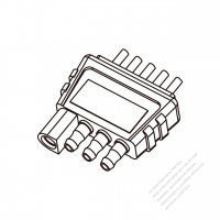 RV, Truck, Trailer Heavy Duty Vehicle Flat Connector 4-Pin