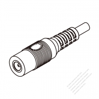 DC Straight One-Pin Connector