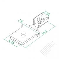 EM-131 250 Male Terminal