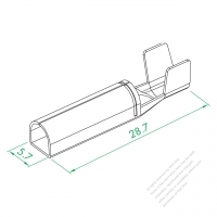 WS-116-9B D Type Tube Terminal