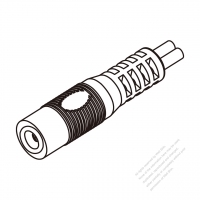 DC Straight One-Pin Connector