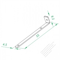 WS-076-C Ground Wire Connect Plate