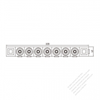 20/30A, 7-Pin Plug Connector, 108mm x 12mm
