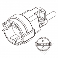 Germany AC Connector 3-Pin 10/16A 250V