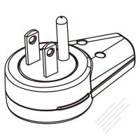 Taiwan, Japan, Rotatable Plug 3-Pin 15A 125V