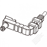 DC Elbow One-Pin Connector