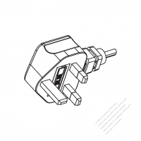 Saudi Arabia 3-Pin AC Plug, 3A 5A 10A 13A 250V