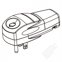 USA/Canada Smart Control 	(NEMA 5-15P) 3-Pin Straight Blade Plug, 2 P, 3 Wire Grounding, (PIR)  Passive Infrared