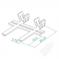 WS-269-AM Ground Wire Male Terminal