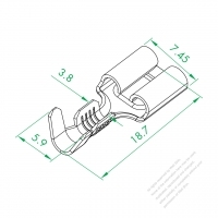 WS-OR-124 Vertical Terminal Large Riveting