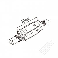 AC Power Cord Strain Relief Unit (SR)  1 to 2, SJT 12AWG*3C; SJT 14AWG*3C, Ø9.3 Ø10.5