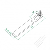 WS-001O Serial 8.0 Pin