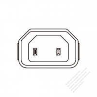 IEC 60320-1 (C18) Appliance Inlet 10A 250V