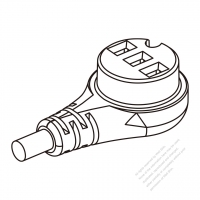 3-Pin Fan Connector (Elbow)