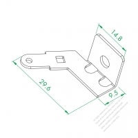 WS-113-B Ground Wire Connect Plate