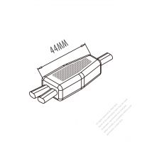 AC Power Cord Strain Relief Unit (SR)  1 to 2