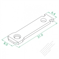 WS-004-I Polarized Metal Shrapnel