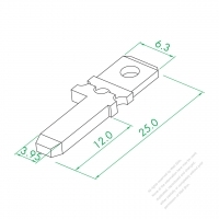 WS-044 250 Neutral/ Live Terminal