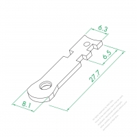 WS-004E-1 Polarized Pin