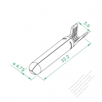 WS-001 Ground Terminal ( Large Riveting )