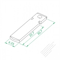 WS-352-E Single Plug Pin