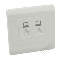 China Wall Plate RJ45 Receptacle