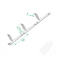 WS-109-22 Triple Type Live Connect Bracket