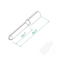 4.75 Male Female Integral Terminal