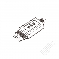 AC Power Cord Strain Relief Unit (SR)  1 to 3, Cable OD SIZE: Ø9.5~Ø10.3