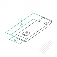 WS-069-K Single Plug Pin