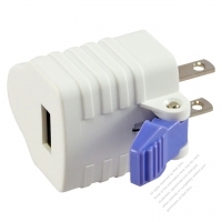 AC/DC 5V 1A USB Charger USA/Japan Plug to USB with Easy-Pull