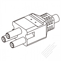 25A, 3-Pin Plug Connector