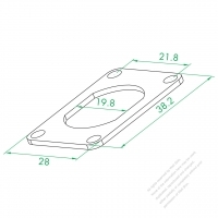 WS-277A-4 Aluminum Alloy Left Cap