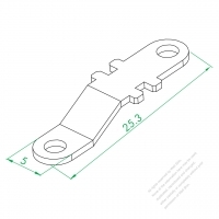 WS-069F-3 Left Connect Plate