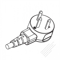 Israel 3-Pin AC Plug, 16A 250V