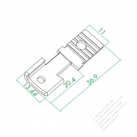 WS-225-1 W Polarized Terminal