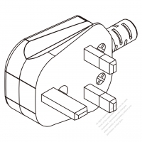 UK Plug 3-Pin 13A 250V