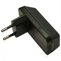 AC/DC 5V 1A Adapter, Europe 2 Pin Plug to USB