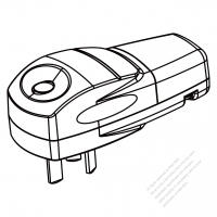 China Plug Smart Control 3-Pin  (PIR) Pyroelectric Passive Infrared Sensor 10A 250V