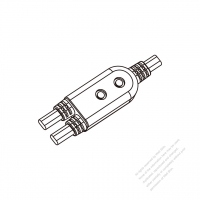 AC Power Cord Strain Relief Unit (SR)  1 to 2, 1.8MM²  *2C to 1.8MM² *2C