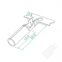 WS-011 ( O 4.0 Female Tube Terminal )