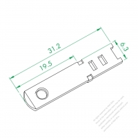 WS-110-4 Single Plug Pin