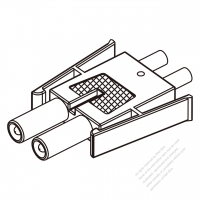 25A, 2-Pin Plug Connector Clip