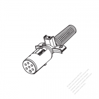 RV, Truck, Trailer  Heavy Duty Vehicle, 7-Female Round-Pin