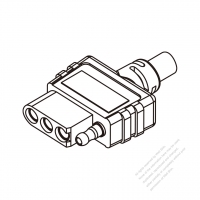 RV, Truck, Trailer Heavy Duty Vehicle Flat Connector 4-Pin