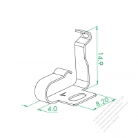 WS-124 Left Contact Plate