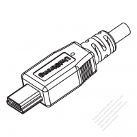 Mini USB B Plug, 5-Pin