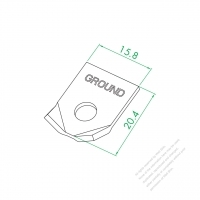 EM-027 Ground Wire Press Wire Plate