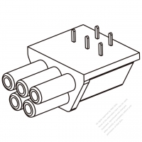 25A, 5-Pin Outlet